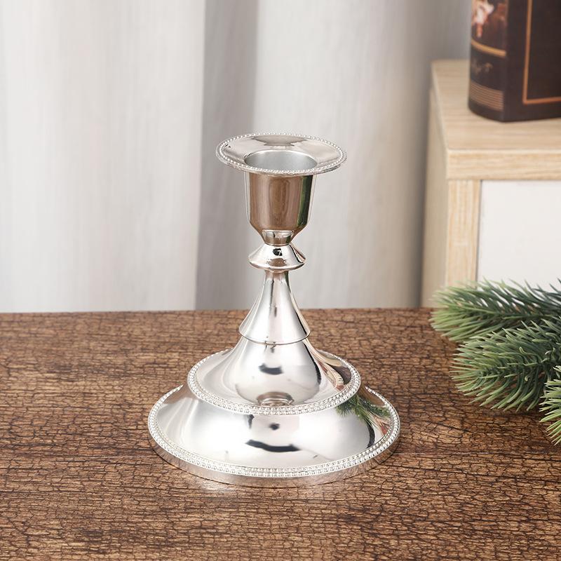 Candle Holders Luxury Vintage Metal Candle Holder Candlestick Candle Holder for Weeding Party Dinning Decoration