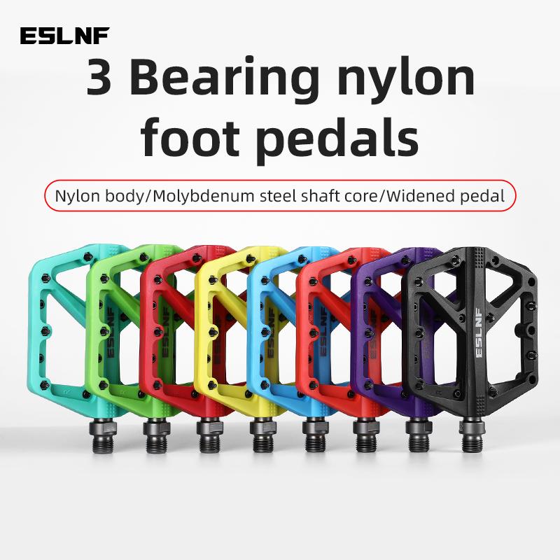 OEMBicycle Pedal Platform Ultralight Nylon Road Mountain Bike Pedal Non-slip MTB Flat Pedals for BMX MTB