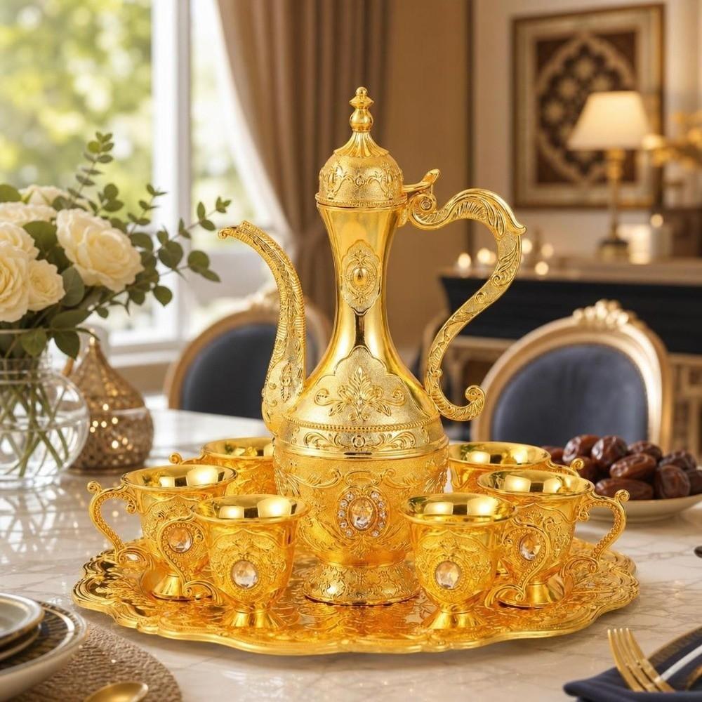 Luxury Teapot Kit Multifunctional Coffee Pot Set Serving Tea Set Turkish Tea Set Home