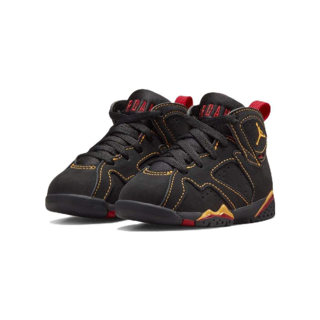 Детские кроссовки Air Jordan 7 Retro TD Citrus 2022 Черный/Красный DJ2776-081