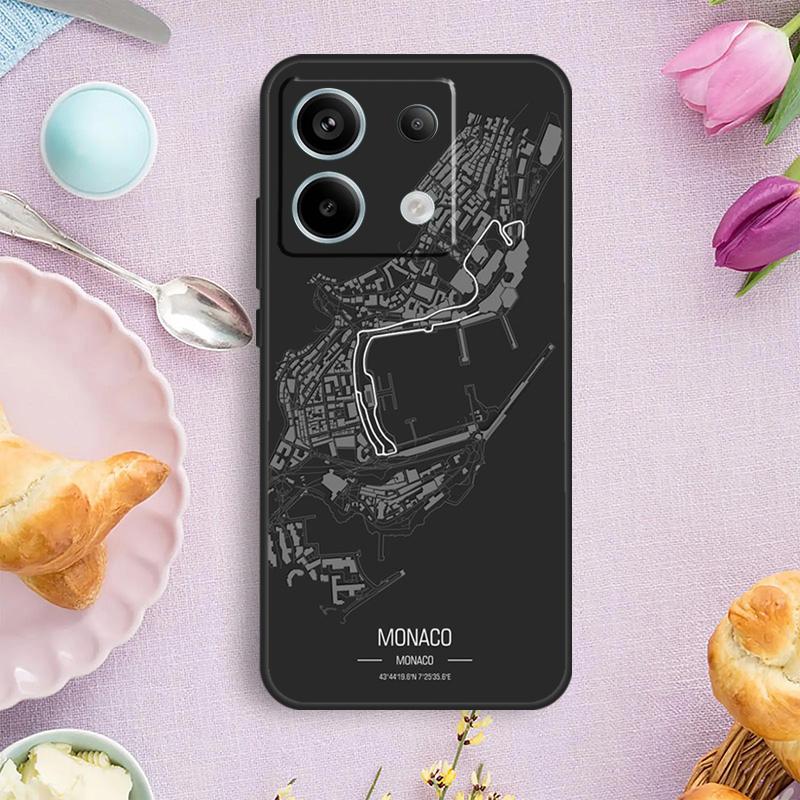 Чехол с дизайном гоночной трассы Формулы-1 для Xiaomi Redmi Note 12 11 9 10 13 Pro Plus 9S 10S 11S 12S Redmi 12 10 C 9C 13C