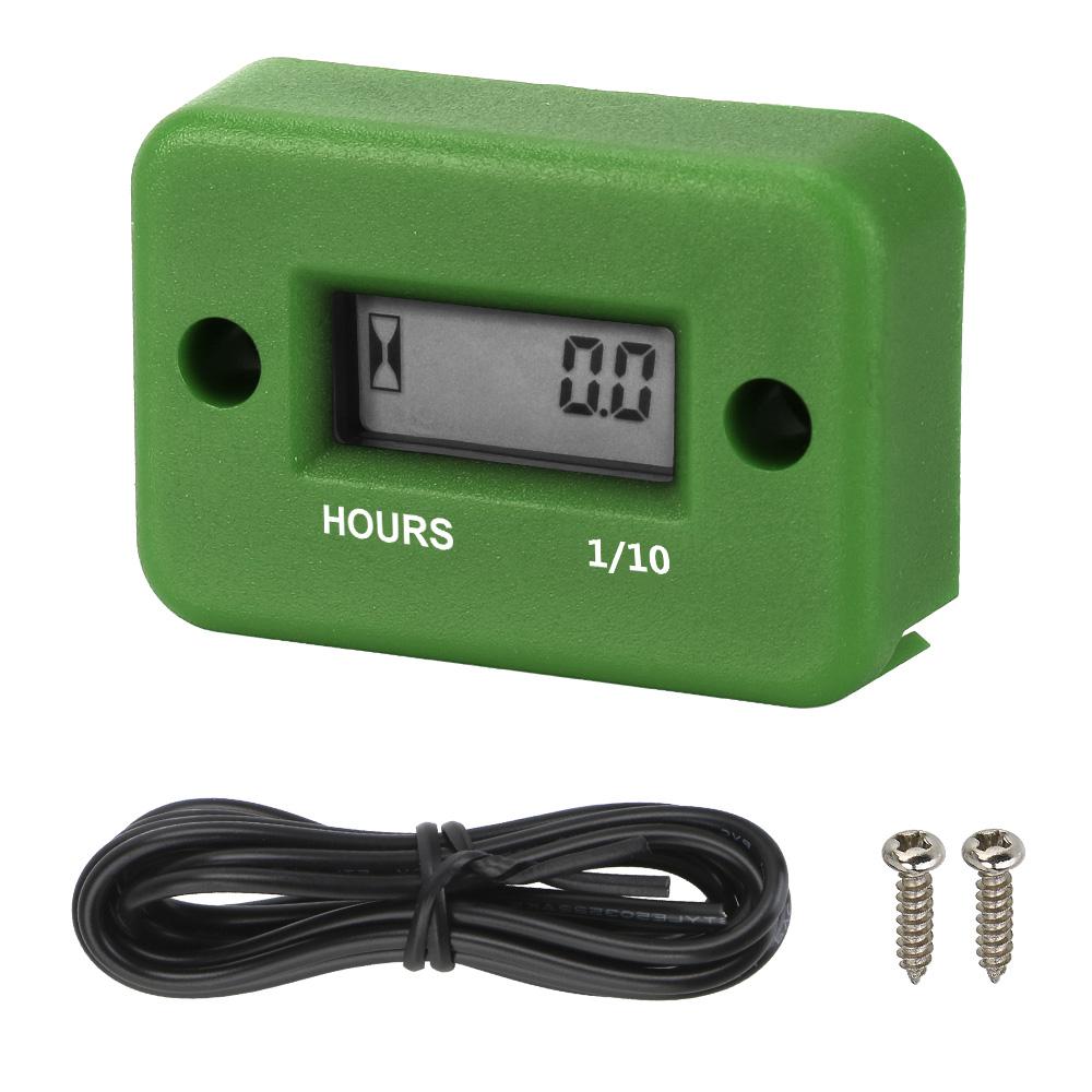 Водонепроницаемый для мотоцикла, квадроцикла, бензинового морского снегохода, счетчик моточасов, цифровой счетчик моточасов, ЖК-дисплей, портативный