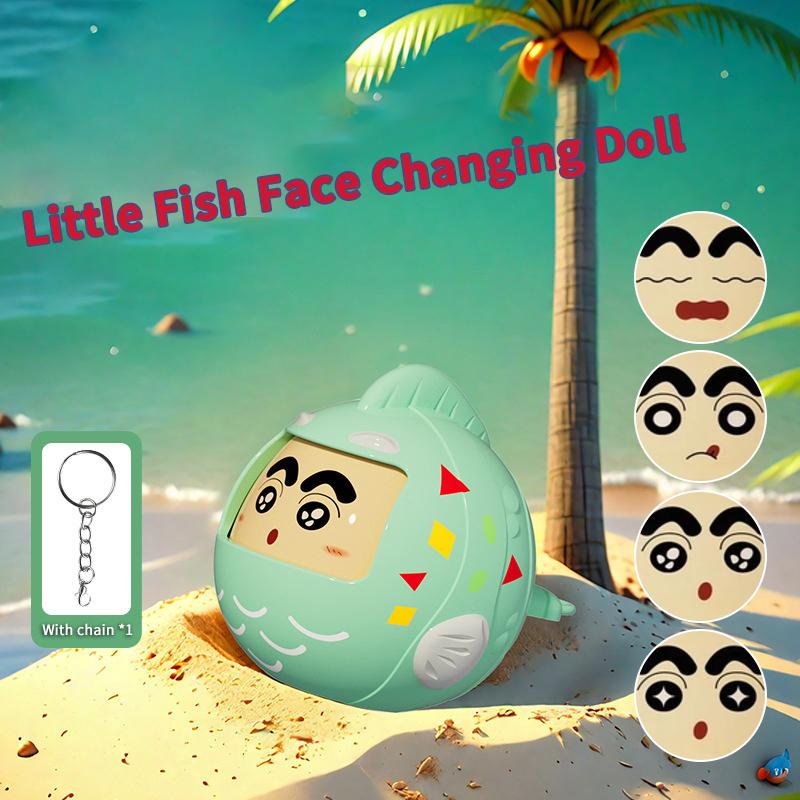 Брелок для куклы с меняющимся лицом из мультфильма Q Version, игрушки для снятия стресса, брелок для изысканного рюкзака, украшения, аксессуары, подарки