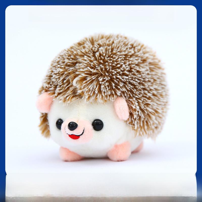 Cute Stuffed Hedgehog Keychain Plush Toy Soft Pp Cotton Small Gift For Kids
