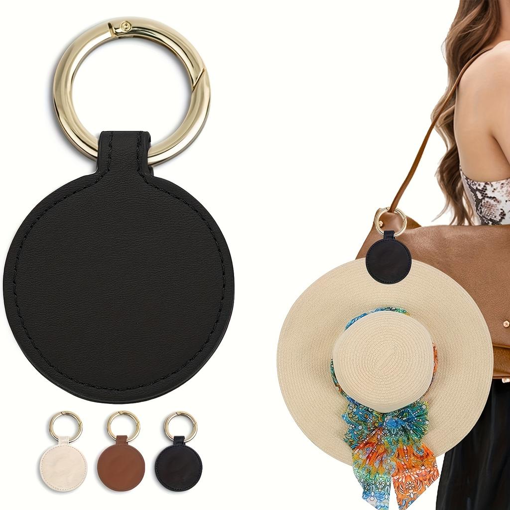 1 шт., магнитный зажим для шляпы, держатель для шляпы для сумки, рюкзака, багажа, шляпа из искусственной кожи, зажим для дорожной сумки, аксессуары