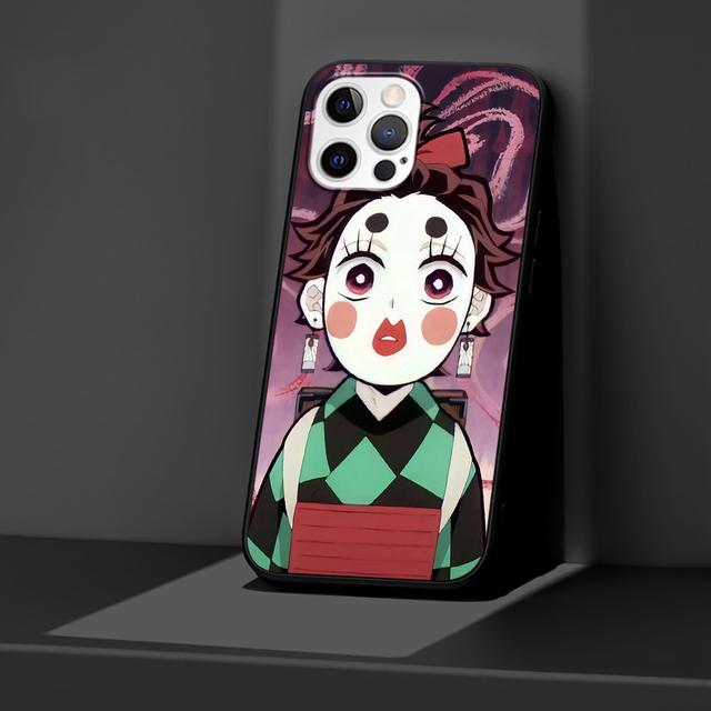Чехол «Убийца демонов» для Apple Iphone 14 11 13 12 Pro Max Xr 7 8 + Se 2020 Xs 6 6s Plus 5 5S, черный силиконовый чехол для телефона в стиле аниме