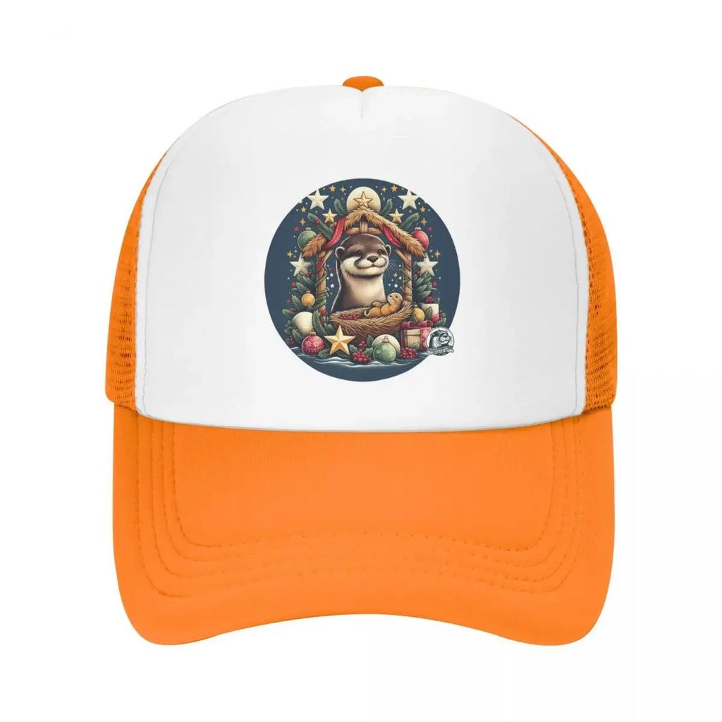 Proud Parent Of A Newborn Otter Cap Fashion Mesh Baseball Caps Adjustable Hat Hip Hop Summer Unisex Baseball Hats Polychromatic