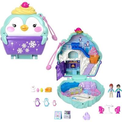 Polly Pocket-Снежный Пингвин-Коробка с фигурками HRD34