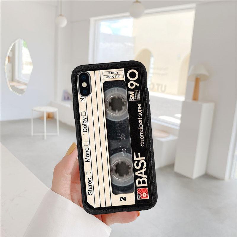 CJ26 Cassette Vintage Tape Soft Shell Phone Case for Xiaomi Xiaomi Poco M4 M5 M6 M7 X3 X6 X7 F8 Ultra Pro GT NFC