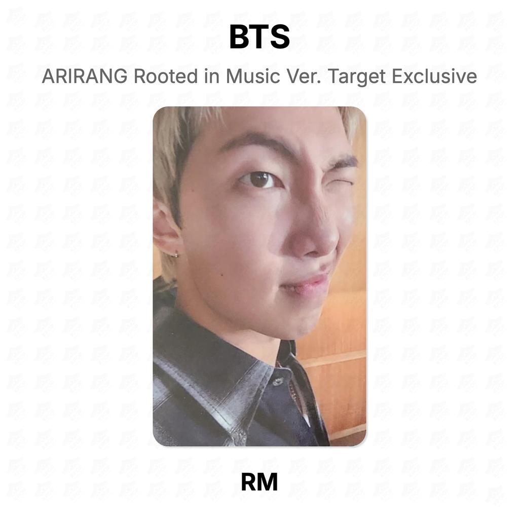 BTS ARIRANG Укорененный в музыке Вер. Официальная фотокарточка, эксклюзив Target