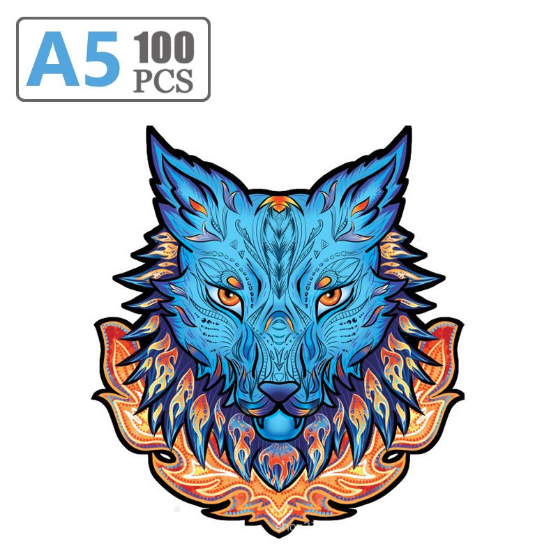 Colorful Elephant Rabbit Butterfly Wooden Puzzle 3D DIY Game Gift for Adults Kids Educational Toy Shape Board Set