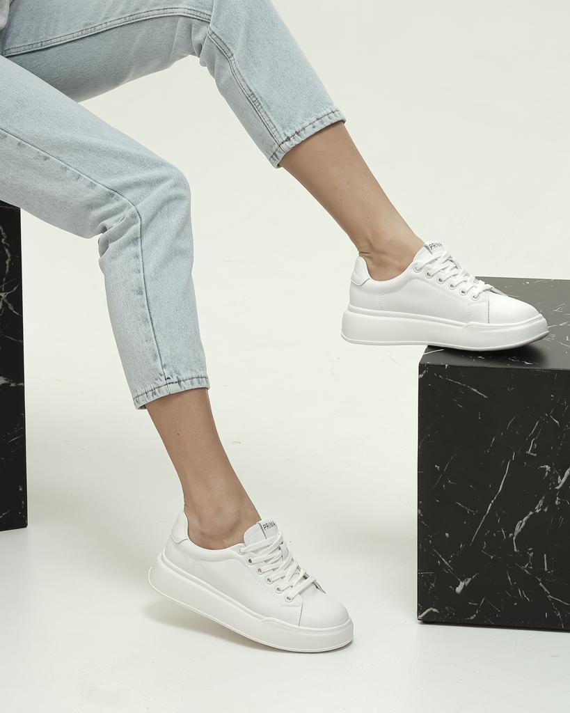 Кроссовки Prima d'Arte 8822 36 белые кожа