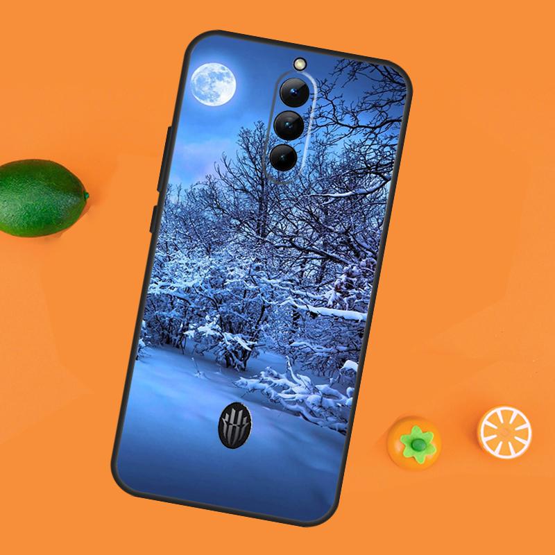 Пейзаж Зимний легкий снежный чехол для ZTE Nubia Red Magic 9 Pro 8 8S Pro Plus Red Magic 6 7 6S 7S Pro 5G 5S 6R Cover