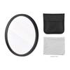 77mm Rainbow Streak Lens Filter Special Effects Anamorphic Optical Glass Filter for DSLR Cameras