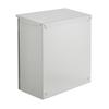 Electrical Enclosure, 24\'\' x 24\'\' x 12\'\', UL Certified NEMA 4 Outdoor Enclosure, IP65 Waterproof & Dustproof Cold-Rolled Carbon Steel Hinged