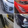6Pcs Car Front Bumper Lip Decoration Diffuser Splitter Fins Body Spoiler Canards Valence Chin Car Tuning Canard Decor