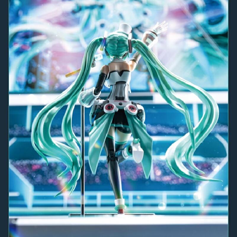 SOSKILL Hatsune Miku Sing for the Future Пластиковый Модельный Набор Светодиодная Сцена Меняющая Цвет С Бонусными Предметами Коллекционная Фигурка