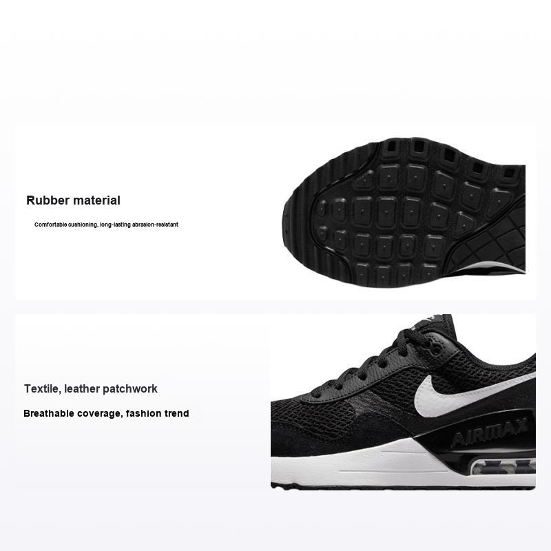 Nike Кроссовки Nike Air Max SYSTM GS Черный Вольф Грей Детские Белый DQ0284-001