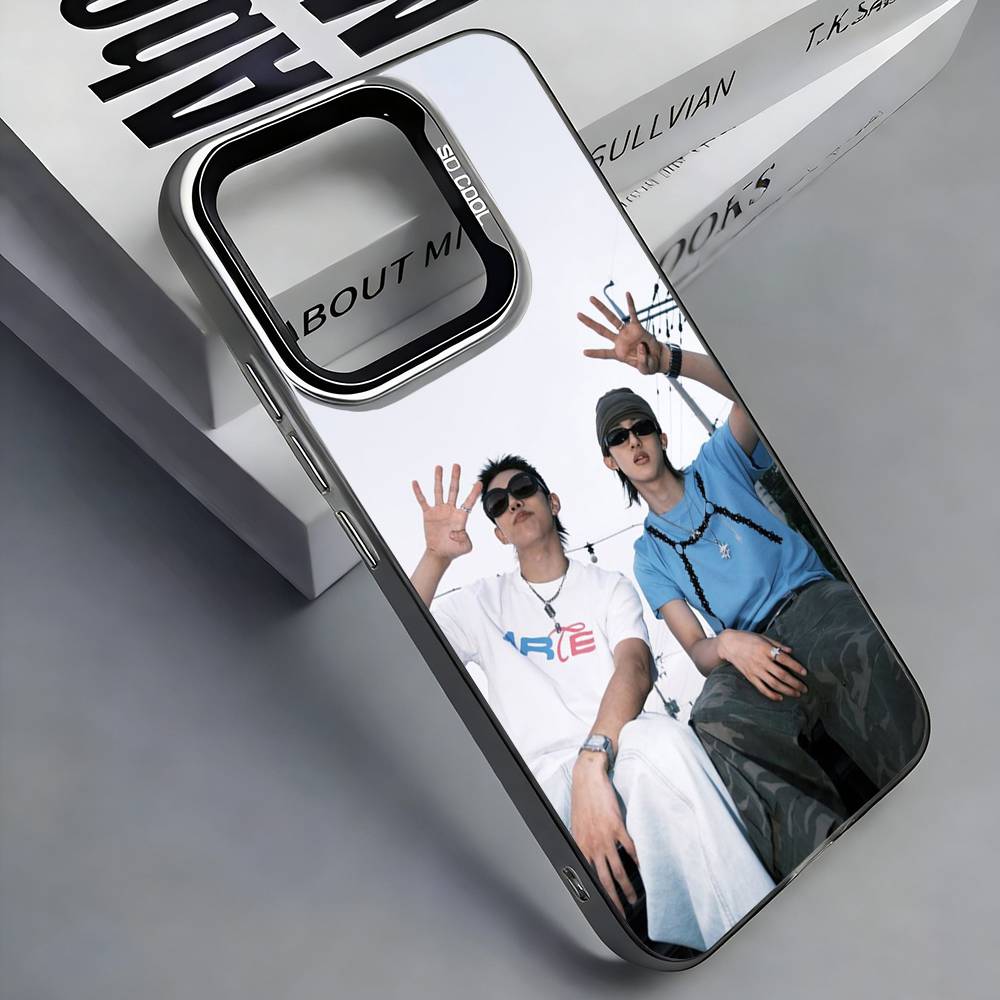Woojin LNGSHOT Jung Woo Jin Phone Case For iPhone 17, 16,15,14,13,12,11 Plus,Pro Max, Colorful Silver Funda Cover
