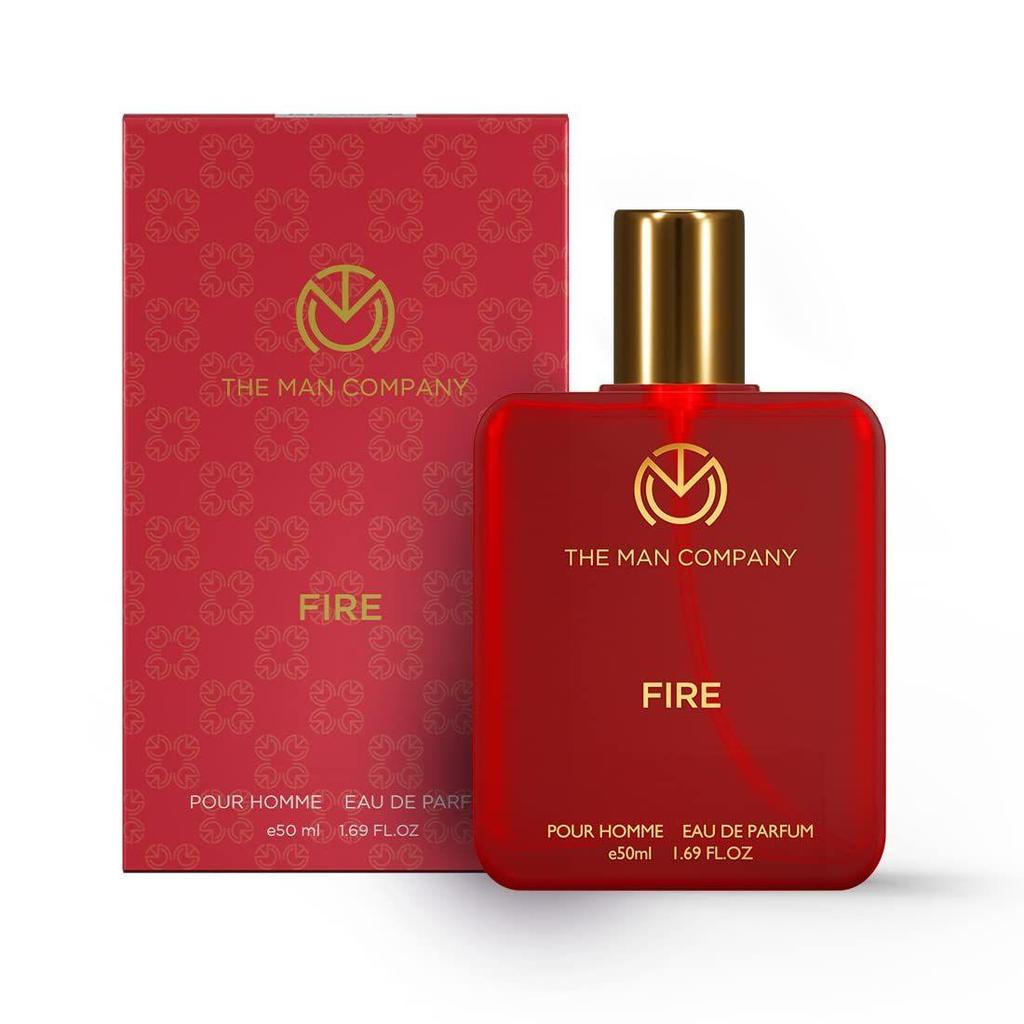 The Man Company Fire EDP - 50 мл | Парфюм Для Мужчин | Премиальный Стойкий Аромат | Свежий, Цветочный и Древесный | Подарок Для Мужчины