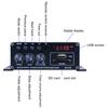 AK370 Усилитель мощности Искажения Беспроводной Совместимый с Bluetooth Многофункциональный Низкое Подключение 12В/220В 2-канальный Аудиоусилитель