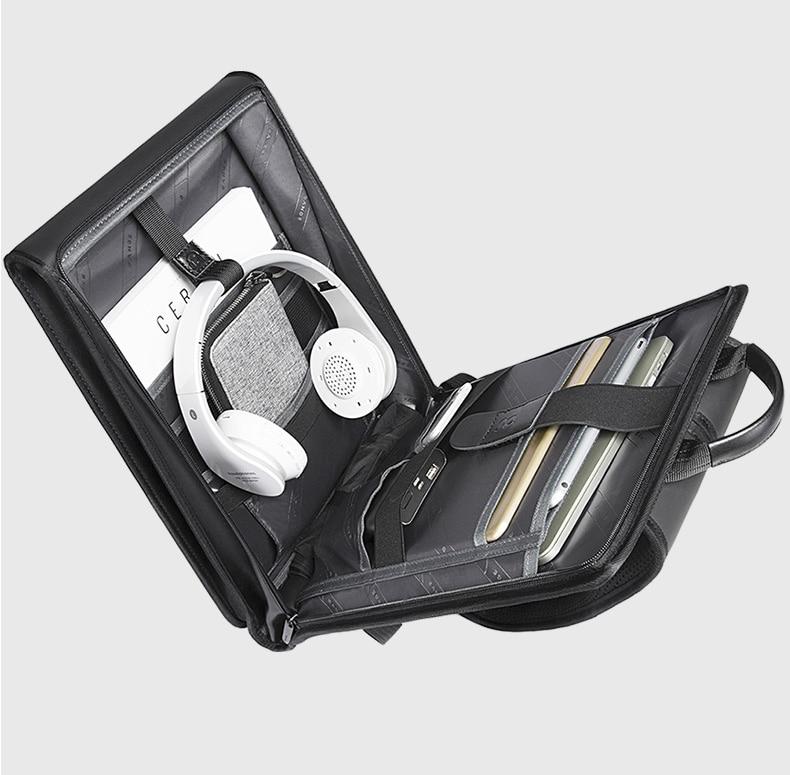 BANGE New Ultra-thin Men Fashion Backpack 13.3,14.14.6 Inch Laptop Backpack For Business Travel