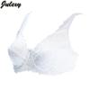Julexy Big C D E Women Bra Transparent Ultrathin Bralette Plus Size Underwear Lace Brassiere