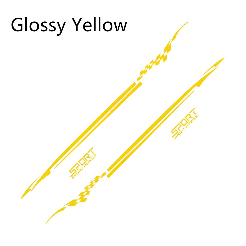 4 шт. автомобильные длинные боковые наклейки на талию для Qashqai Prado Sportage Range Rover Tucson BMW Duster CX-5 SUV виниловый тюнинг