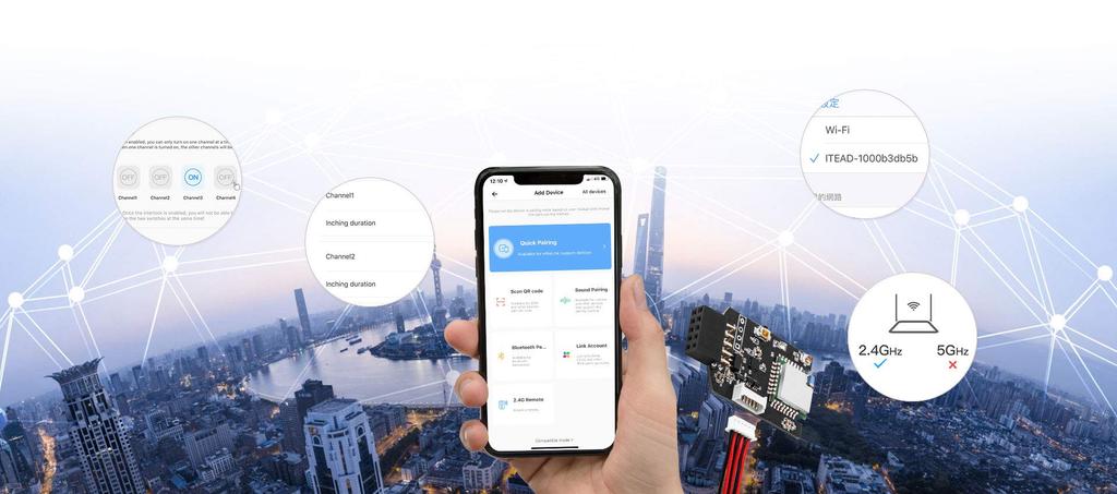 Пульт дистанционного управления SilverStone Wireless POWER 2,4 ГГц Wi-Fi (со смартфоном) SST-ES03-WiFi