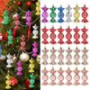 6Pcs Christmas Candy Cane Ornaments Hanging Christmas Tree Decoration for Xmas Holiday Party Home Favor Supplies