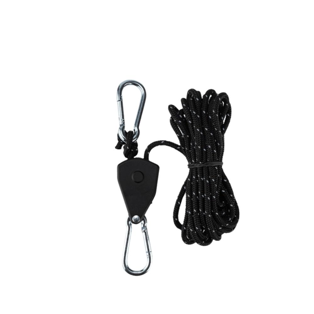 Pulley Ratchet Hangers 4mm Tent Anchor Metal Lifting Pulley Outdoor Pulley Adjuster