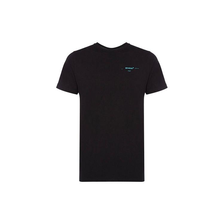 OFF-WHITE logo cotton t-shirt OMAA038F181850051088