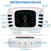 EMS Machine Electric Physiotherapy Tens Body Electrical 8 Pads Muscle Stimulator Pulse Acupuncture Back Neck Slipper Massage