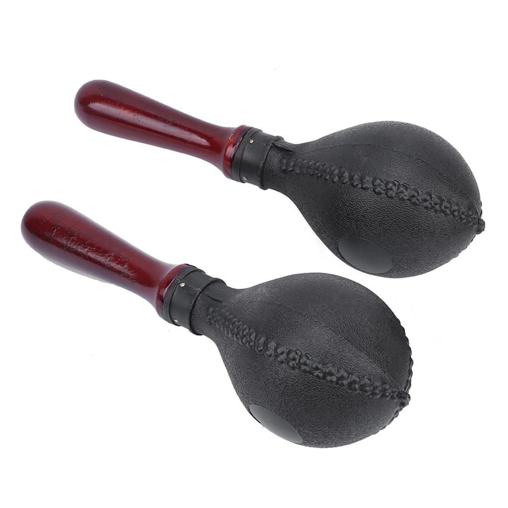 2Pcs Sand Hammer Toy Orff Percussion Toy Children Early Education Plastic KTV Active ToolBlack