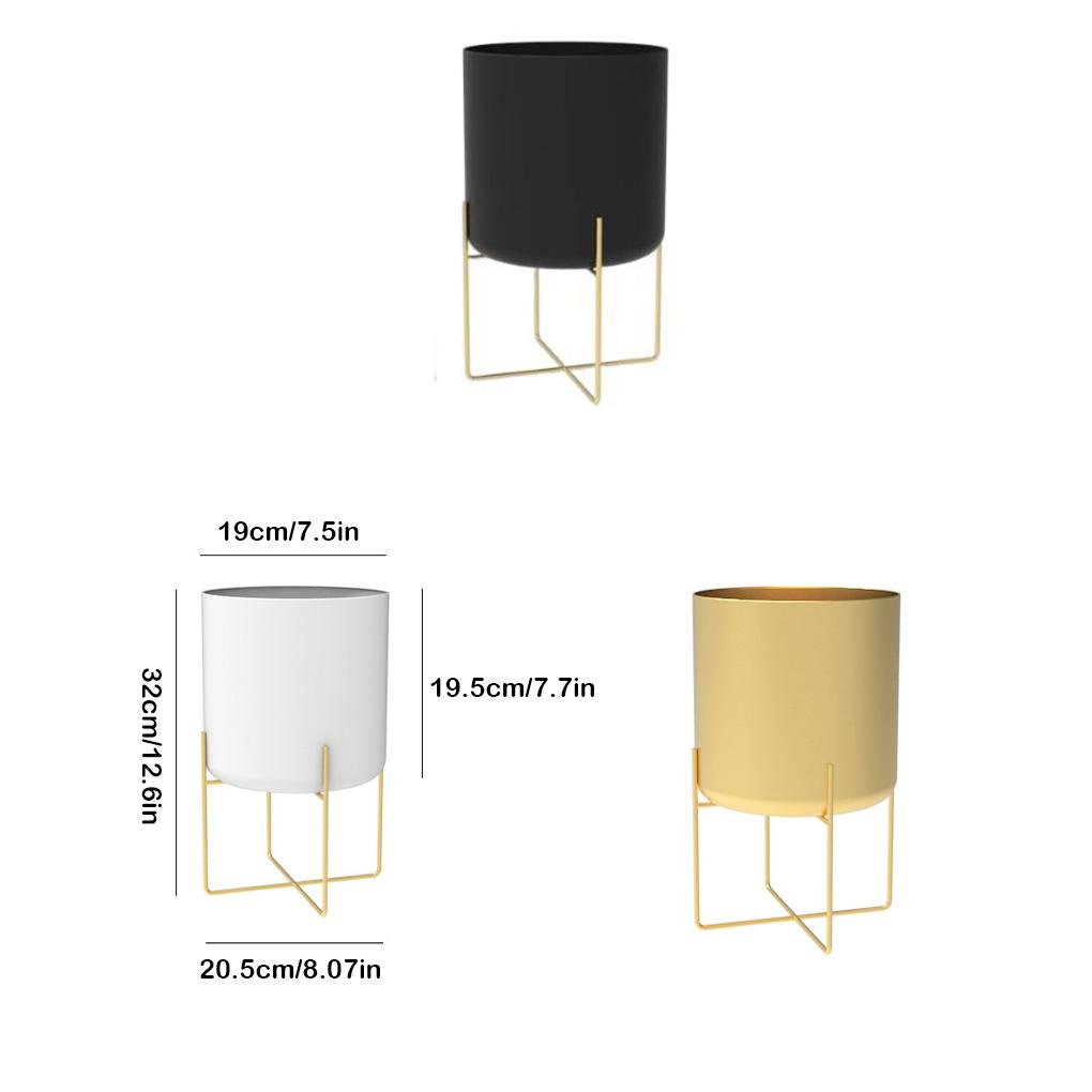 Золотая подставка для растений с горшком, модная легкая роскошная напольная полка для гостиной, большая металлическая полка для домашнего декора
