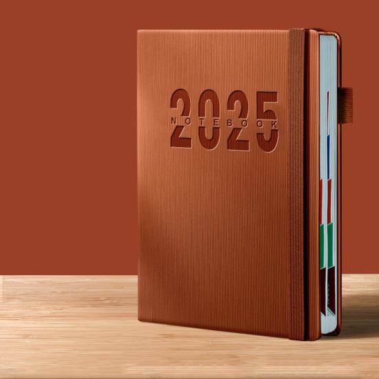 Календарь на 2025 год. Ежемесячный планировщик. Твердый переплет. Ежедневник на январь-декабрь 2025 года. Расписание.