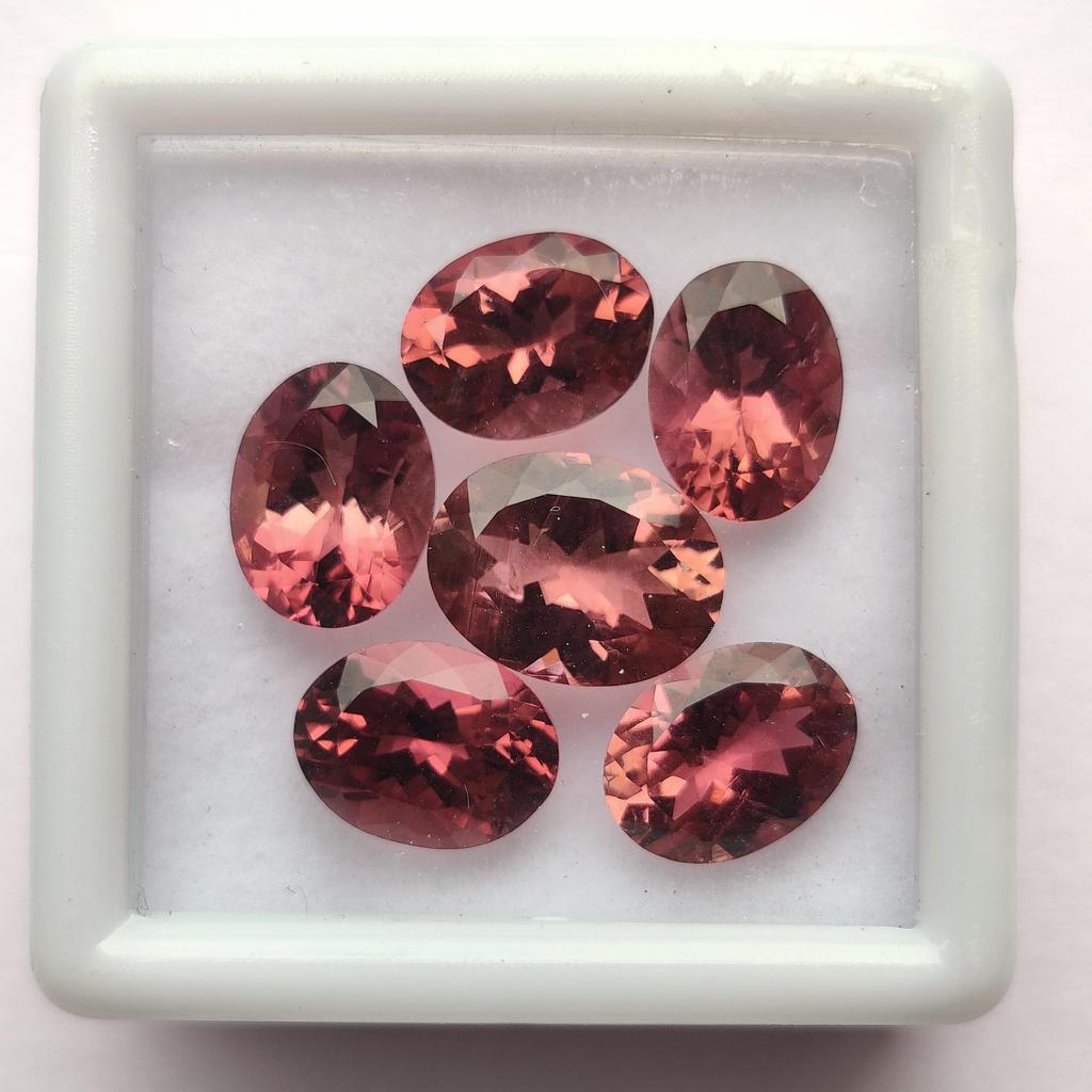 Best Quality Pink Rubellite Tourmaline Oval Cut Gemstone, Natural Rubellite Tourmaline Gemstones, October Birthstone For Making Jewelry.