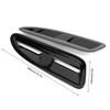 2Pcs Car Gloss Black Front Bonnet Vents Cover Trim For Jaguar XKR XK8 Decoration