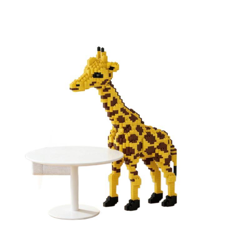 Giraffe 3D Puzzle Building Blocks - Challenging Jigsaw Toy & Animal Model for Boys & Girls
