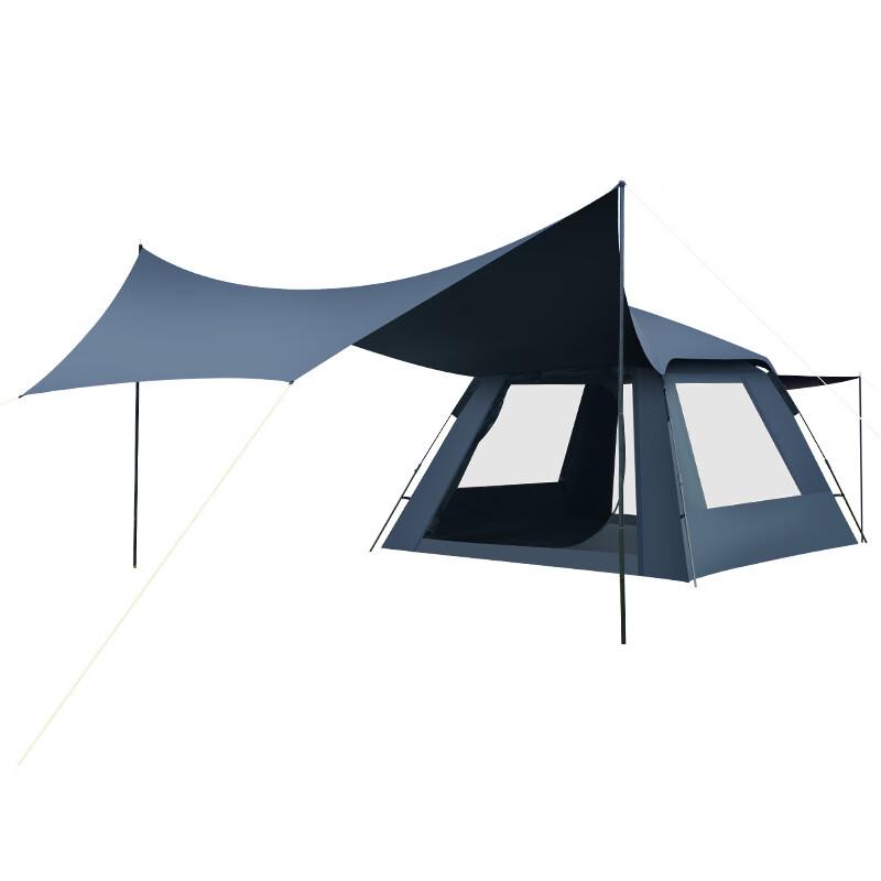 Automatic Blackout Camping Tent & Canopy 2-in-1