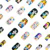 Medium-length European square nail art patches New Year colorful small flower fashion nail art patches Spring new nail art patches color