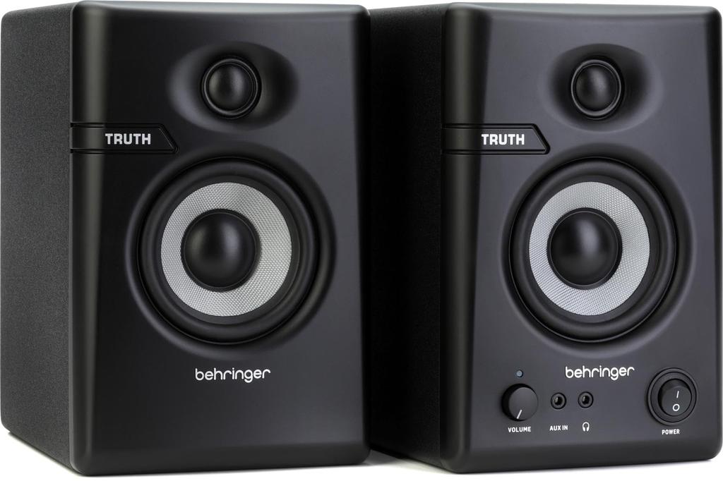 Behringer Monitor Speaker Pair TRUTH Series Inch Woofer Model TRUTH 3.5 3.5