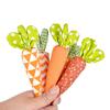 5Pcs Easter Carrot Ornaments Artificial Fabric Carrots Super Soft Wear Resistant Home Fake Carrots Party Decorations