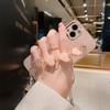 Подходит для чехла для мобильного телефона Apple 16 IPhone 15 Promax Защитный чехол 14 Гальванизированный браслет с сердечками 13 Мода