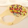Children's Lightweight Waterproof Bib Baby Silicone Bib for Summer Comfort Baby Complementary Food Feeding Bag Drool Bag
