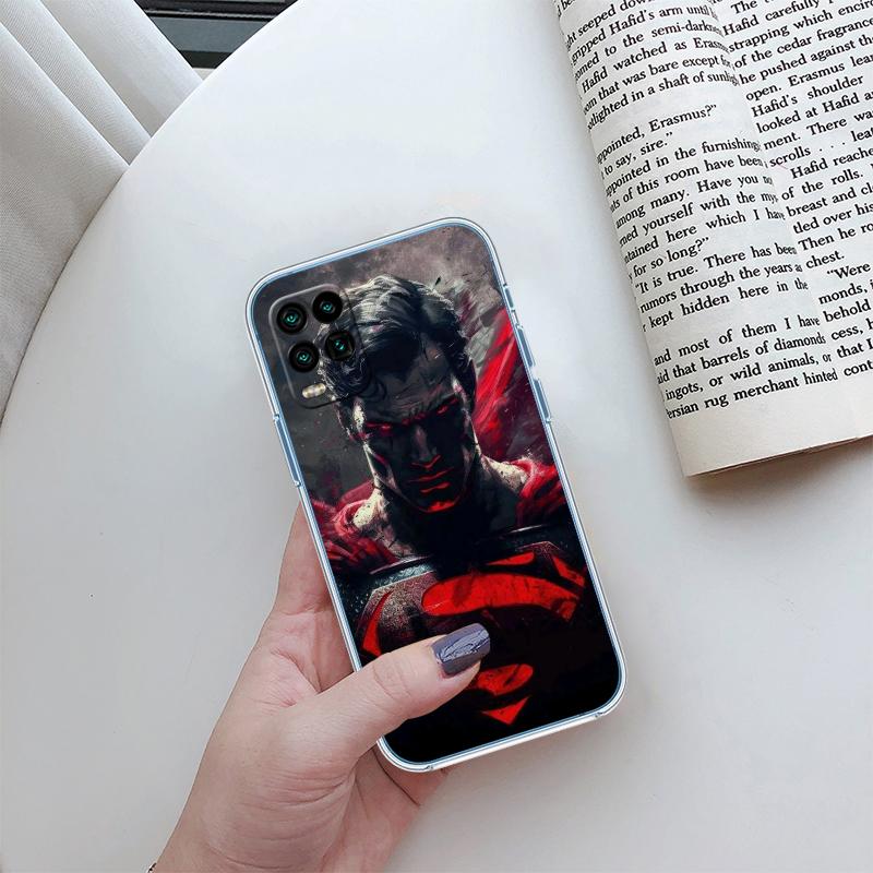 Прозрачный чехол для телефона с логотипом Супермена для Motorola Moto G7 G8 G9 G84 G85 G73 G24 G15 Z2 Play Power Plus
