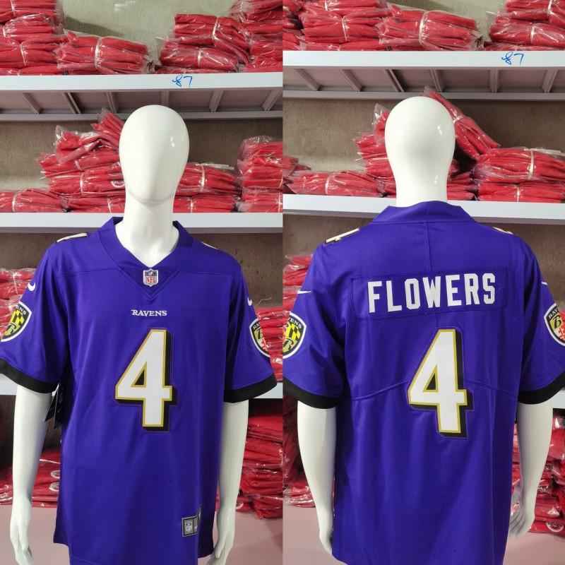 Baltimore Ravens NFL Embroidered Football Jersey Men Fan Wear Official Style Cotton Blend