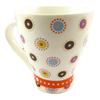 [Q8821] - Multicolored 'Boho' Ceramic Mug - 10x9 Cm