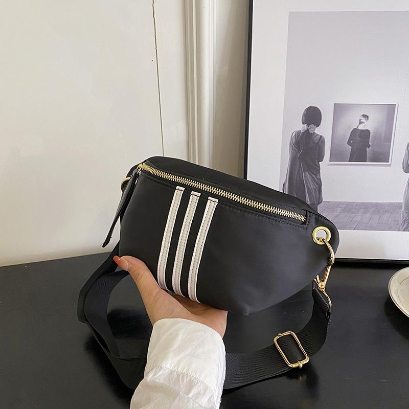 Oxford Cloth Breast Bag Women's Oblique Straddle Bag 2025 Spring and Summer New Trendy Brand Fashion Shoulder Backpack Sports and Leisure Small Bag