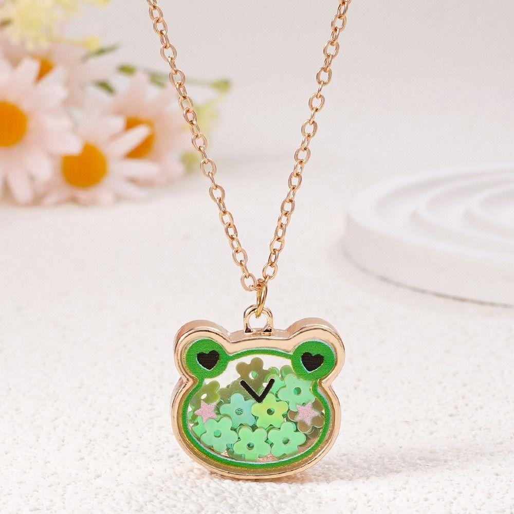 Cute Design Children's Necklace Cat Bear Charm Princess Costume Necklace Children's Gift